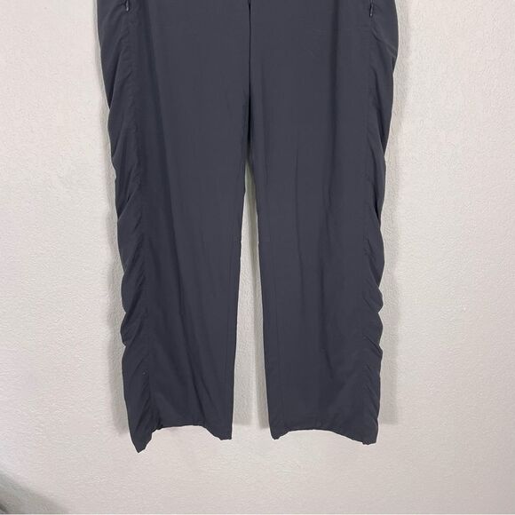 Athleta Grey Lined Bootcut Windbreaker Pants - Picture 4 of 6
